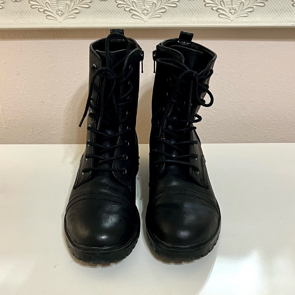 Black Combat Boots